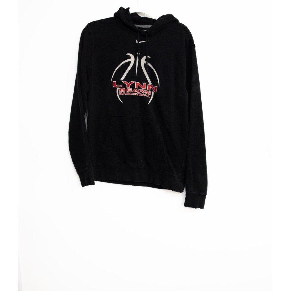 Nike Lynn Bears Basketball Black Hoodie Sweatshirt Mens Small